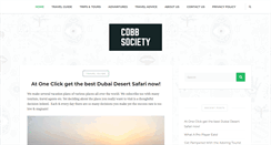 Desktop Screenshot of cobbsociety.com