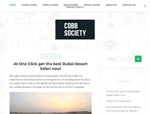 Tablet Screenshot of cobbsociety.com